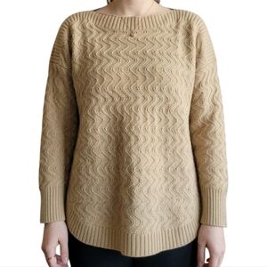 Lee Taupe Patterened Sweater